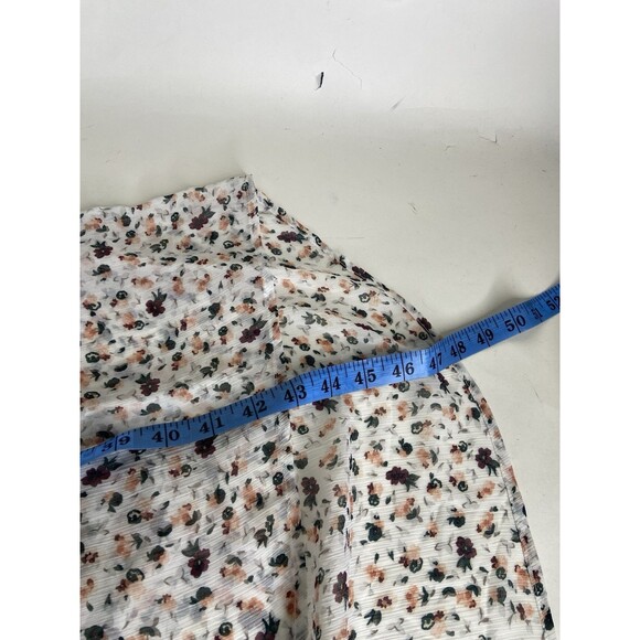 Torrid Ditsy Floral Chiffon Hi-Low Split Maxi Tunic Top Womens Plus Size 2 2X - Picture 6 of 6